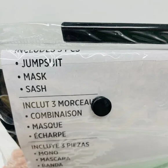 Dragon Ninja Youth Boys Size Medium 8-10 Halloween Dress Up Costume Black/Green - Picture 6 of 8